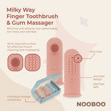 Nooboo Milky Way Finger Toothbrush and Gum Massager Set (Pack of 3)