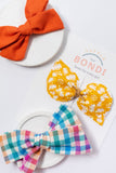 Little Bondi Sophia Bow Set - Orange Splash