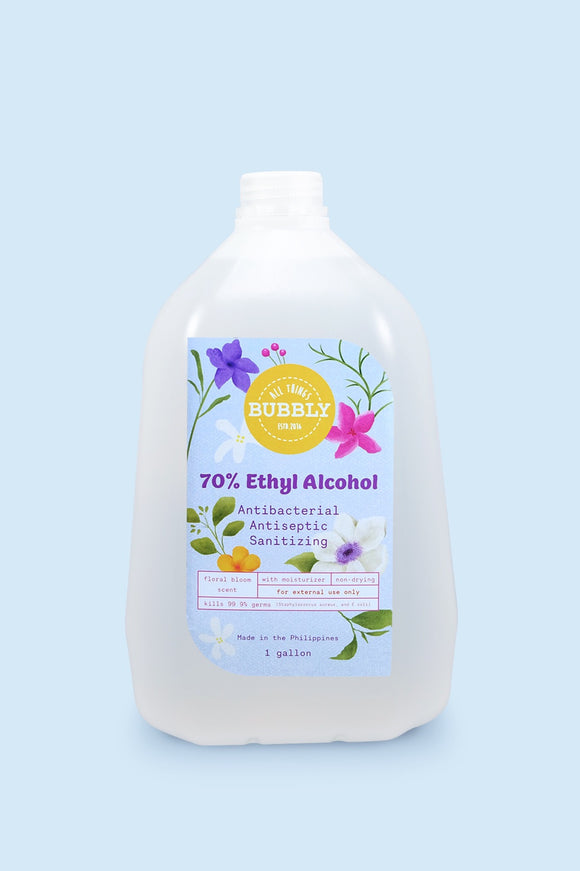 ALL THINGS BUBBLY DISINFECTING ALCOHOL 1 gallon
