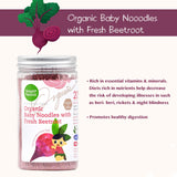 Simply Natural Organic Baby Noodles Beetroot (200g)(7 MONTHS UP)