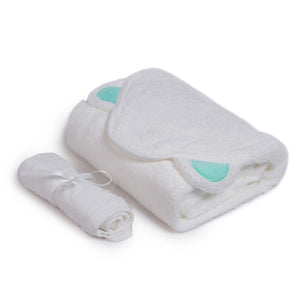 Nuborn Bamboo Hooded Towel and Washcloth Set