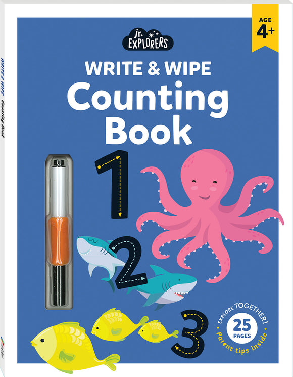 Junior Explorers Write and Wipe: Counting Book