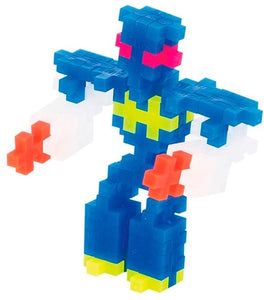 Plus Plus Toy Blocks -  Mini 70pcs Neon Robot