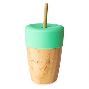 Ecorascals Bamboo Cup With Straw Feeder 210ml