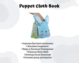 Huggabooks Bunny Puppet Cloth Book