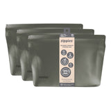 Zippies Steel Grey Reusable Storage Bags
