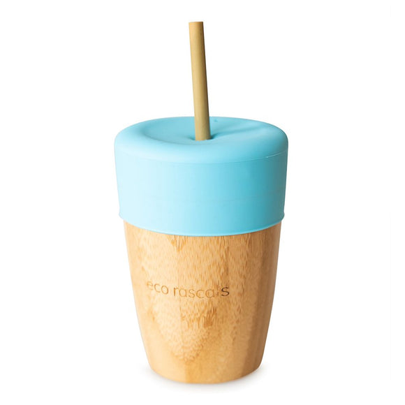 Ecorascals Bamboo Cup With Straw Feeder 210ml
