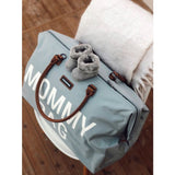 CHILDHOME MOMMY BAG ® NURSERY BAG - GREY OFF WHITE