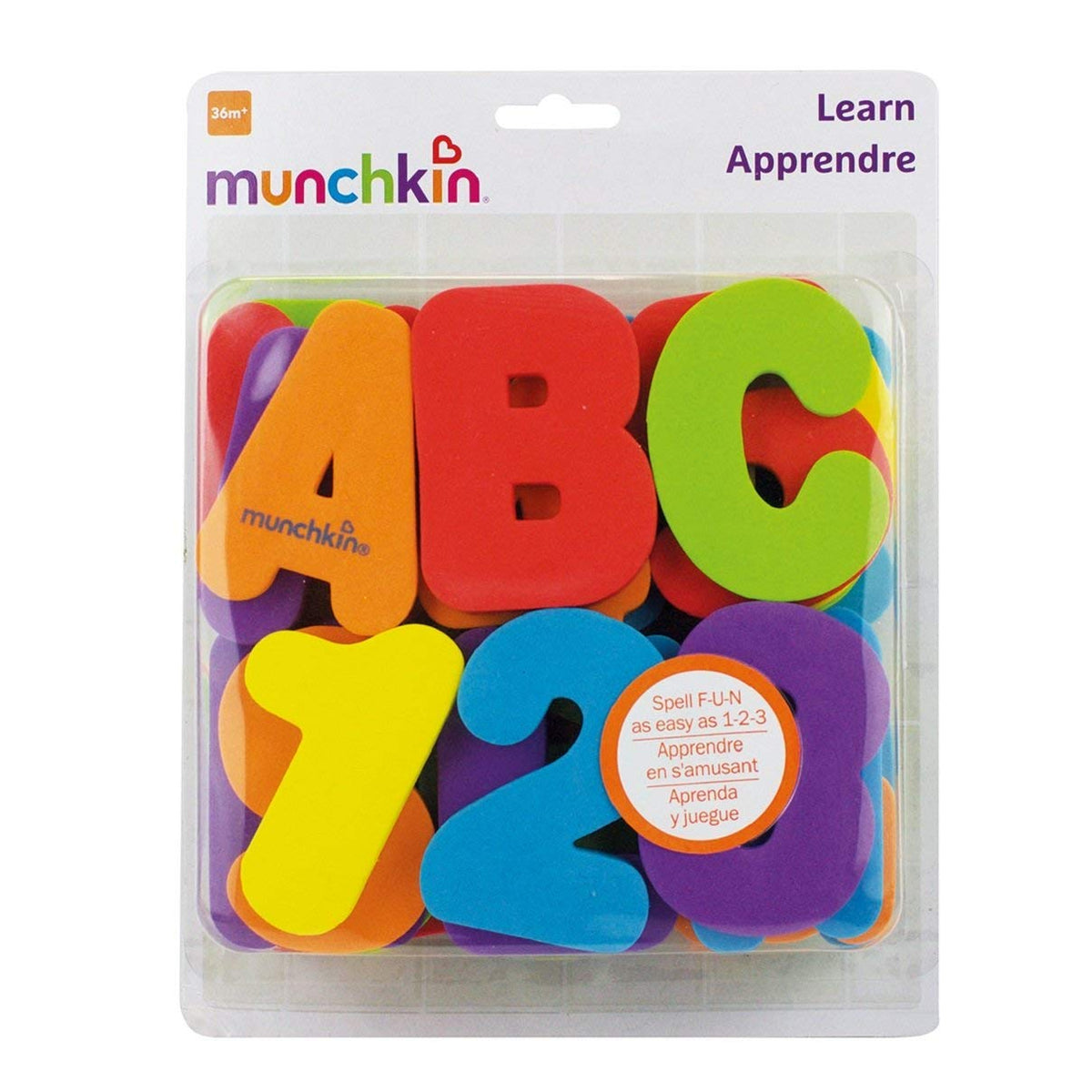 Munchkin Learn™ Bath Letters & Numbers – 36 Count – Urban Essentials ...