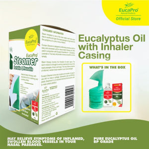 Eucapro Eucalyptus Oil 60ml + Inhaler