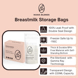 Mama Blends Breastilk Storage Bags ( 220ml )