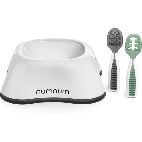 NumNum Baby Self-Feeding Starter Kit (Beginner Bowl & NumNum GOOtensil set)