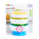 Munchkin Stay Put Suction Bowls – 3 Pack