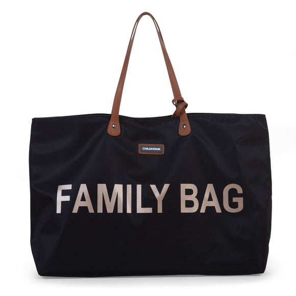 CHILDHOME FAMILY BAG NURSERY BAG - BLACK