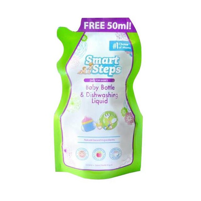 Smart Steps Baby Bottle and Dishwashing Liquid (350ml 50ml FREE