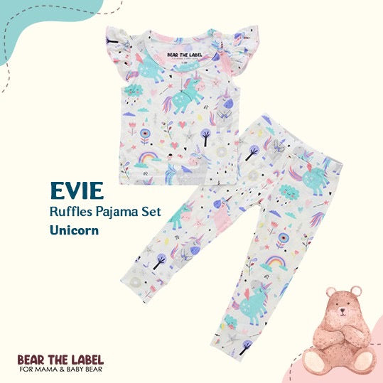 Bear The Label - Evie Ruffled Sleeves Set