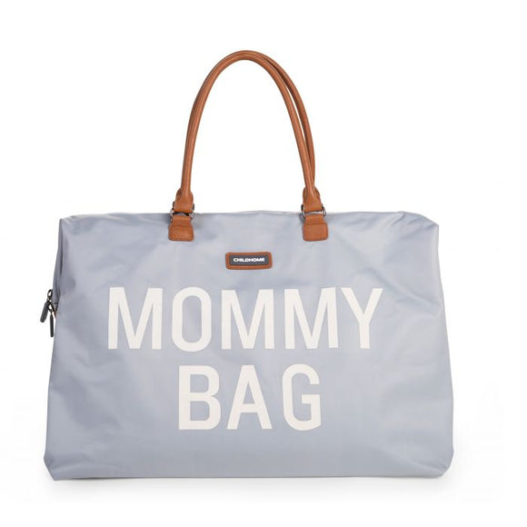 CHILDHOME MOMMY BAG ® NURSERY BAG - GREY OFF WHITE