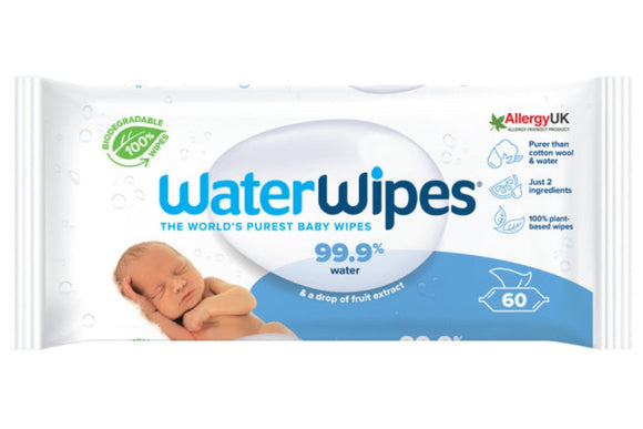WaterWipes Biodegradable 60 pulls