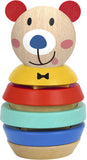 Tooky Toy Wooden Bear Shape Tower