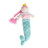 Zubels Hand-Knit Rattle & Cotton Doll : Marina the Mermaid