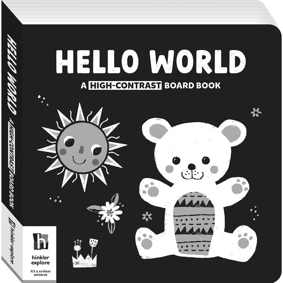 Hinkler Hello World: High-Contrast Board Book