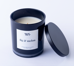 HAPPY ISLAND - Fig & Melon Scented Soy Candle