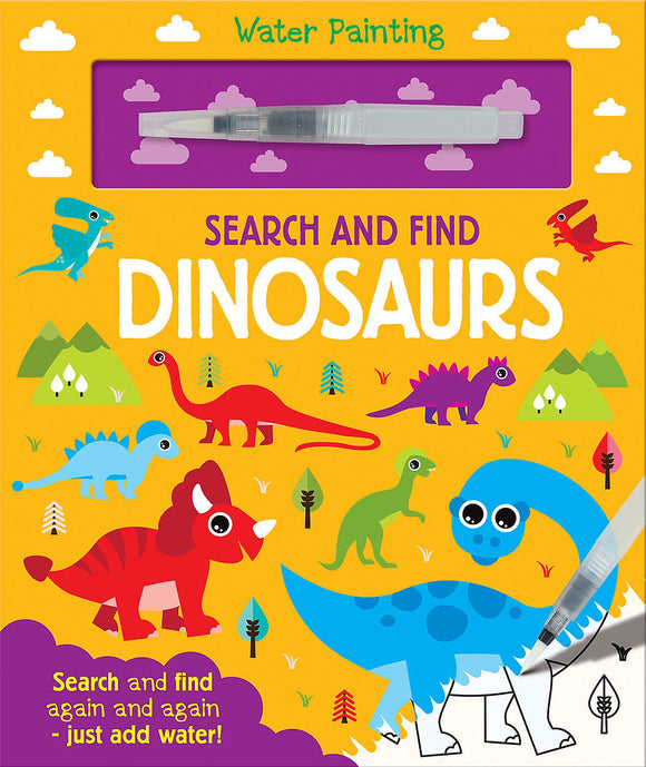 Water Painting Book: Search and Find Dinosaurs