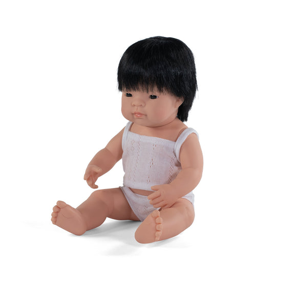 Miniland Doll 38 cm Asian Boy