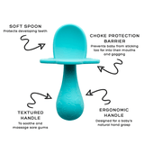 Grabease 2 in 1 Silicone Teether + Spoon