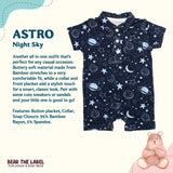 Bear The Label - Astro Polo Button Romper