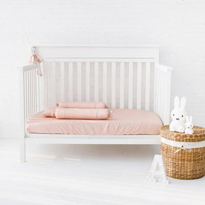 AVA&AVA BAMBOO LYOCELL Fitted Crib Sheet Playpen (26"x39"x10")