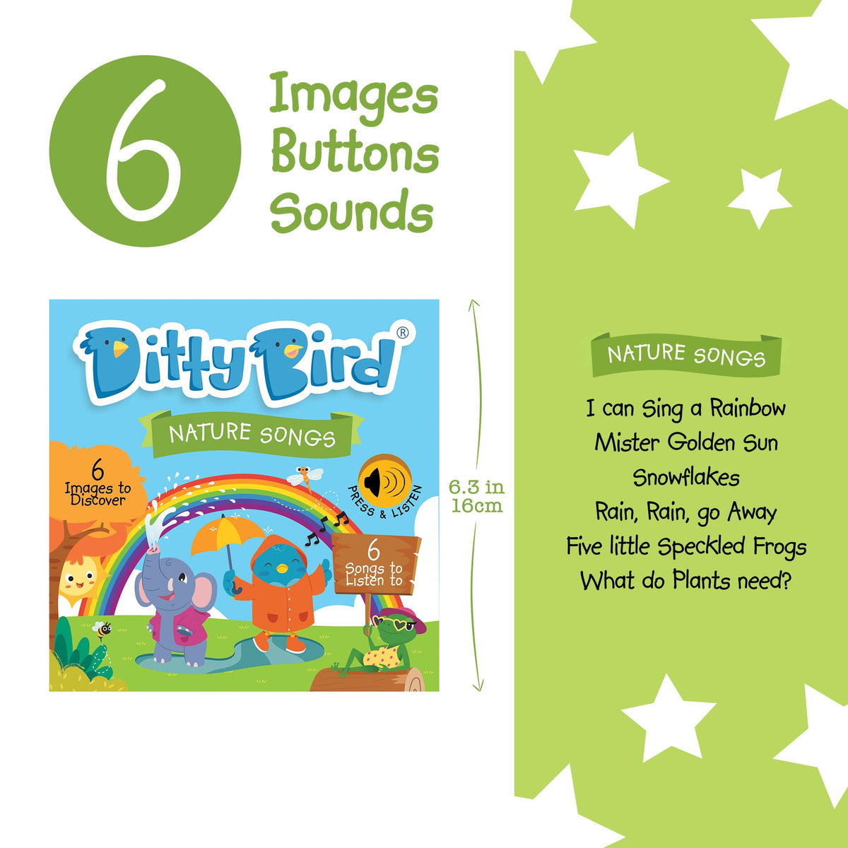 Ditty Bird Musical Book - NATURE SONGS – Urban Essentials Philippines