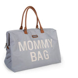 CHILDHOME MOMMY BAG ® NURSERY BAG - GREY OFF WHITE