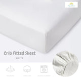 Lily and Tucker Crib Fitted Sheet - 24x47 (Compact Size)