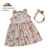 Sew Childhood - Sunday Dress + TopKnot (6-9mos)