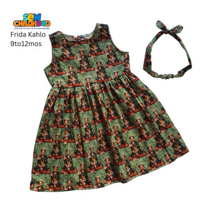 Sew Childhood - Sunday Dress + TopKnot (9-12mos)