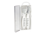 Beaba 2nd-Age Training Fork and Spoon Set (With Case)