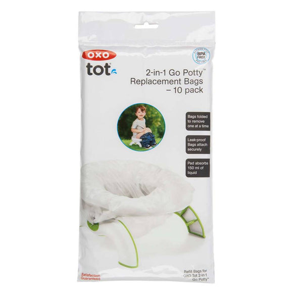 OXO Tot 2-In-1 Go Potty Replacement Bags – 10 Pack