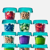 OXO Tot Baby Blocks Freezer Storage Containers – 2 Oz (TEAL)