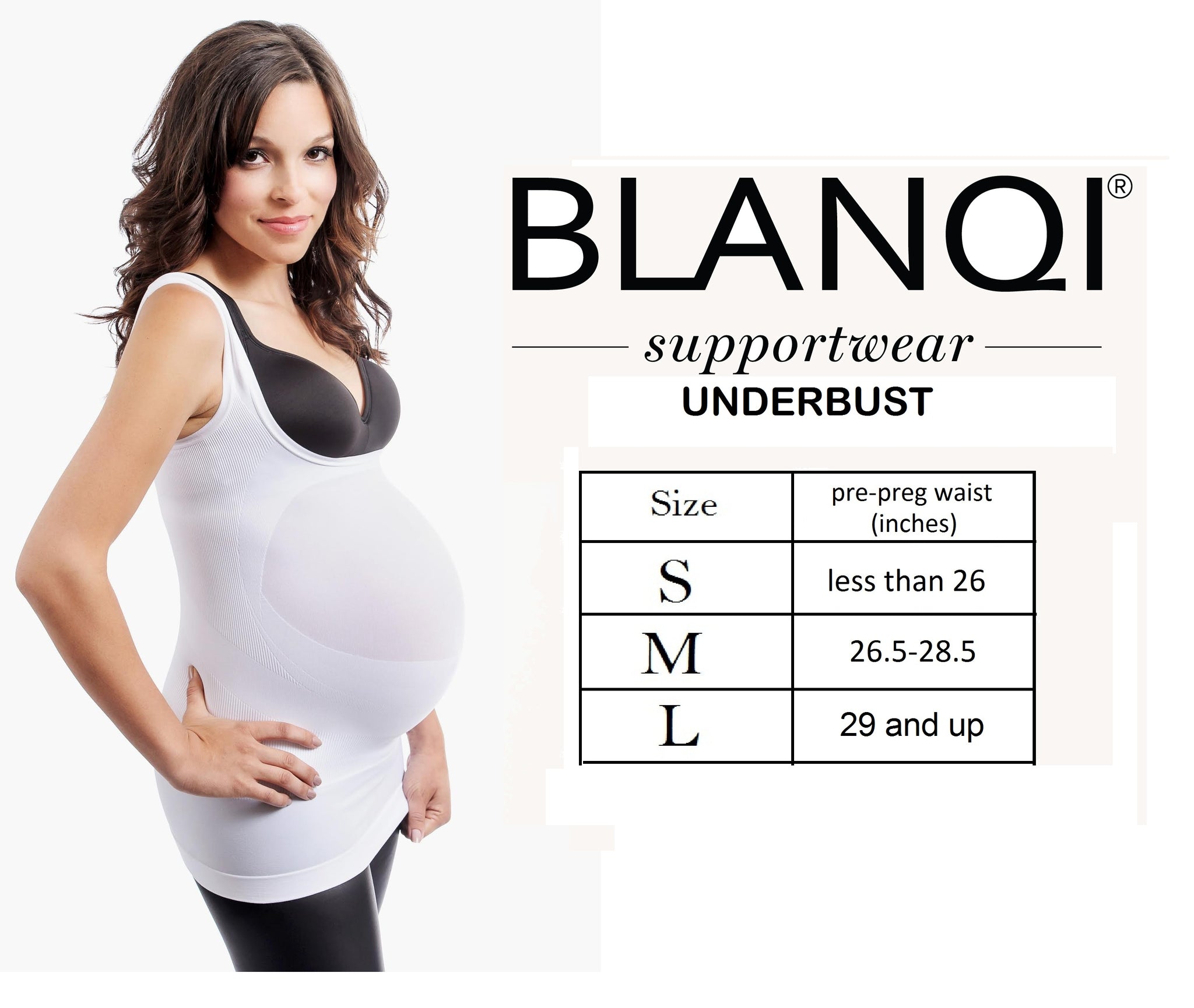 BLANQI Maternity Belly support tank top Full support M