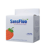 Sansfluo Natural Tooth & Gum Wipes 24 Sachets With Xylitol