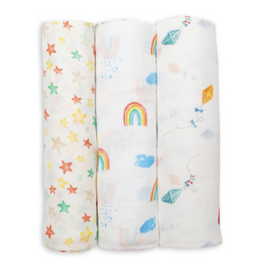 Lulujo Bamboo Muslin Set of 3