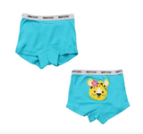 Zoocchini Organic Cotton Girls (4-5y) Hipster Panty Shorts (Set of 3) - Flower Power