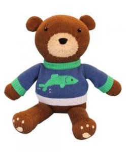 Zubels  Buddy the Brown Bear w/ Removable Sweater 14"