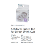 RICHELL AXSTARS Direct Drink Cup - SPARE TOP