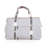 CHILDHOME MOMMY BAG SIGNATURE CANVAS - OFF WHITE