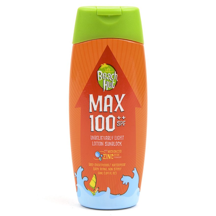 Beach Hut Sunblock MAX SPF 100 ++ Sunscreen Body Lotion – Urban ...